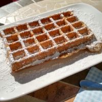Belgian waffles at Eiskontor Berlin in Berlin
