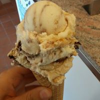 tiramisu and crazy peanut ice cream at Eiskontor Berlin in Berlin