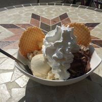 Get the cream! It's so thick! at Eiskontor Berlin in Berlin