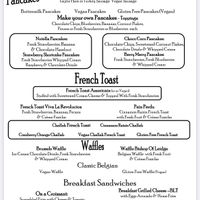 Pancakes, waffles, & regular AND challah French toast 😍🤤  at Maywood Pancake House in Maywood