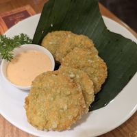 Fried Lotus Rhizome at Aummee in Hanoi