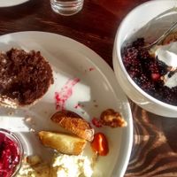 Breakfast buffet at Michelberger Restaurant in Berlin