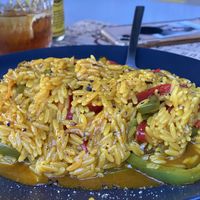 Don’t remember what it’s called but it’s vegan and not bad at Crop in Crete