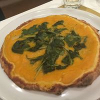 Pizza con crema di zuppa at Spinno in Palermo