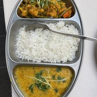 Vegetable Thali at Taj Mahal in Funchal