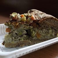 Veg Kish / Veg Quiche at Loving Hut in Sofia