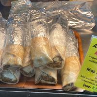 Vegan chickpea wraps   at Loving Hut in Sofia