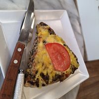 Quiche at Loving Hut in Sofia