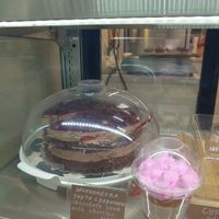 Chocolate cake at Loving Hut in Sofia