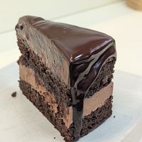 Chocolate / Hazelnut Cake at Loving Hut in Sofia