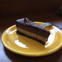 Raw cheesecake  at Loving Hut in Sofia