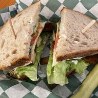 Veggie vegan sandwich   at Skagit Valley Food Co-op in Mount Vernon