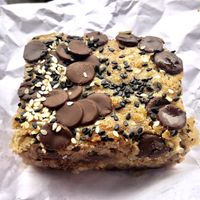 Banana and tahini square  at Bread and Banjo Bakery in Belfast