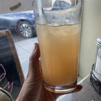 Arnold Palmer (so sour it burned our throat)  at Crossroads Cafe in Joshua Tree