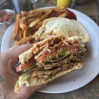   at Crossroads Cafe in Joshua Tree