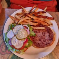 Impossible Burger at Crossroads Cafe in Joshua Tree