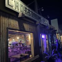 Crossroads at night   at Crossroads Cafe in Joshua Tree