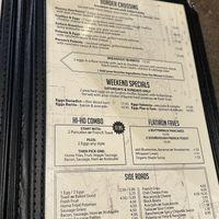 Menú #4  at Crossroads Cafe in Joshua Tree