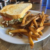 Hell burger at Crossroads Cafe in Joshua Tree