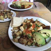 Soyrizo Hash at Crossroads Cafe in Joshua Tree