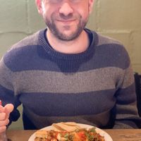 Vegan hash  at Crossroads Cafe in Joshua Tree