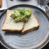 GF avo toast  at Hot Numbers Coffee - Trumpington St in Cambridge