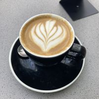 Oat flat white  at Hot Numbers Coffee - Trumpington St in Cambridge