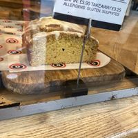 Vegan lemon drizzle cake  at Hot Numbers Coffee - Trumpington St in Cambridge