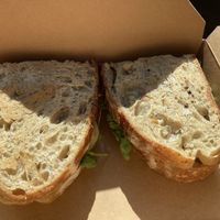 cheeseburger in paradise panini  at Kuka Juice in Greenville