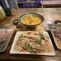 Mains & rice   at Deva in Kampot