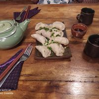 dumplings at Deva in Kampot