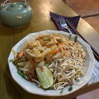 Khmer style pad thai  at Deva in Kampot