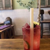 Ice tea  at Deva in Kampot