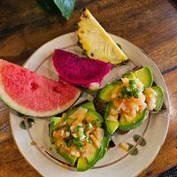 Avocado toast at Deva in Kampot