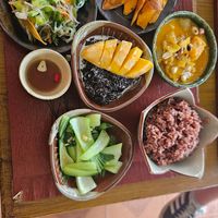 Menu plate at Deva in Kampot