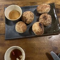 Sesame balls  at Deva in Kampot