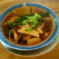 Mushroomsoup  at Deva in Kampot