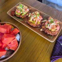 Corn Cakes at Deva in Kampot