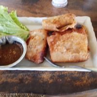 Spring rolls at Deva in Kampot