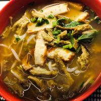 Mee soto at Jian Kang 健康素食 in Central Singapore
