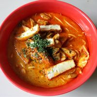 Vegetarian Laksa $3 at Jian Kang 健康素食 in Central Singapore