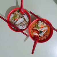 Meesoto and laksa at Jian Kang 健康素食 in Central Singapore