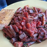 Rasta pasta (vegan w/ tofu) at Rasta Pasta in Colorado Springs