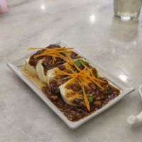 Tofu with mushroom at Yun Shan Ge Vegetarian House - Penang St in Penang