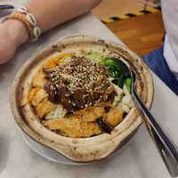 Clay pot rice at Yun Shan Ge Vegetarian House - Penang St in Penang