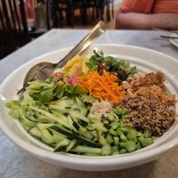 Turmeric sambal rice salad at Yun Shan Ge Vegetarian House - Penang St in Penang