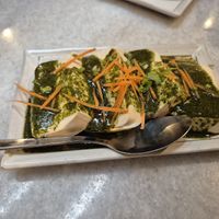 Xiang chun tofu (toon leaves) at Yun Shan Ge Vegetarian House - Penang St in Penang