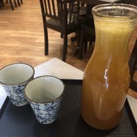 Fruit tea  at Yun Shan Ge Vegetarian House - Penang St in Penang