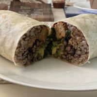 Tempeh royale burrito at Laughing Planet - Blair Blvd in Eugene