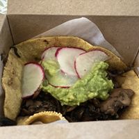 Mushroom taco at Laughing Planet - Blair Blvd in Eugene